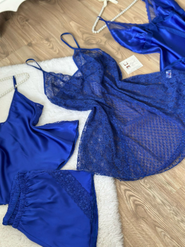 Büyük Beden Saks Çeyiz Seti