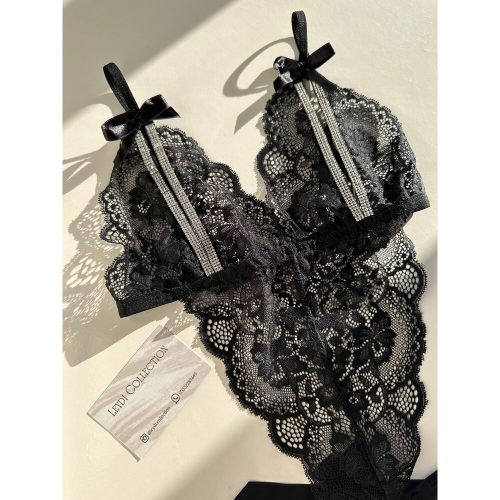 Wild Özel Bölgeleri Açık Bodysuit