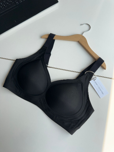 İthal Lazer Kesim Toparlayıcı Sütyen / Siyah