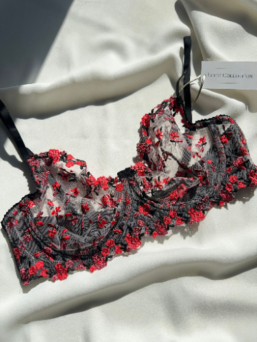 Rose Büyük Beden C Cup Brode Takım