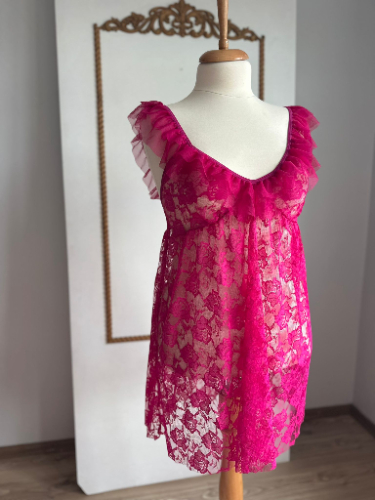 Fuşya Fantezi Gecelik