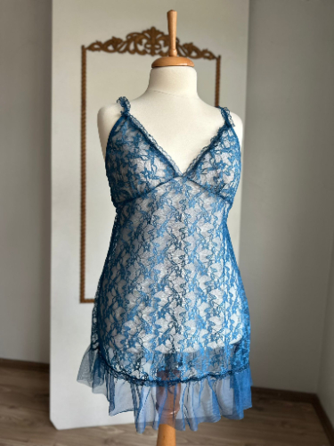 Mavi Fantezi Gecelik