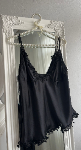 Siyah Asimetrik Model Şortlu Takım