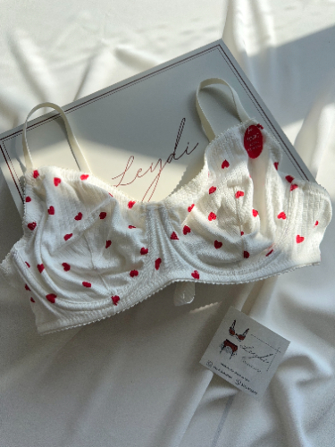 Valeria Pamuklu C Cup Sütyen Takımı / Beyaz