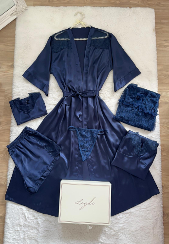 Alina Lacivert Set – Elegant Mood